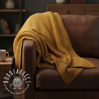 Tessuti per maglioni BIG KNIT mustard