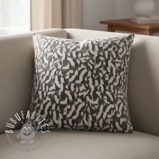 Maglia jacquard Comfy Collage shapes grey