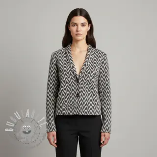 Maglia jacquard Comfilia Arrows grey