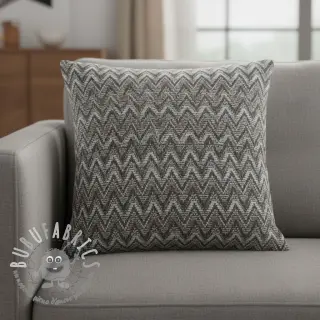 Maglia jacquard Comfilia Zigzag wavy brown