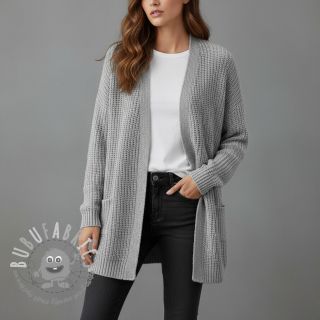 Tessuti per maglioni BIG KNIT light grey