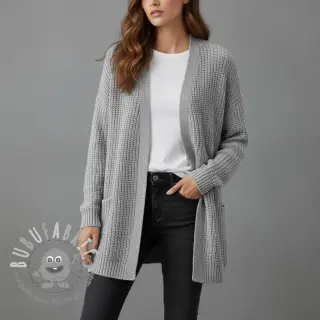 Tessuti per maglioni BIG KNIT light grey