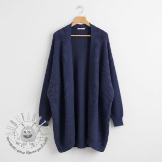 Tessuti per maglioni BIG KNIT navy