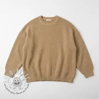 Tessuti per maglioni BIG KNIT beige