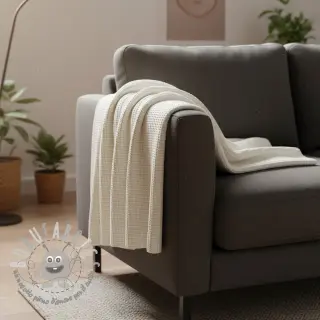 Tessuti per maglioni BIG KNIT off white