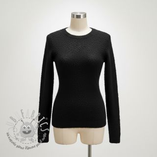 Tessuti per maglioni Paris bouclé black