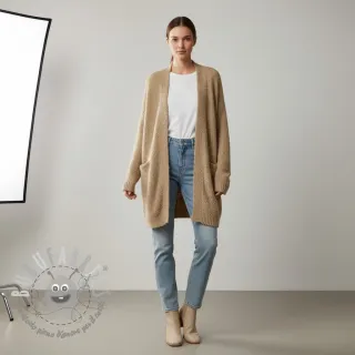 Tessuti per maglioni Paris bouclé beige