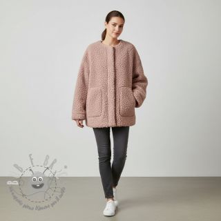 Tessuto per cappotti TEDDY powder