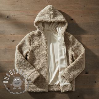 Tessuto per cappotti TEDDY light sand