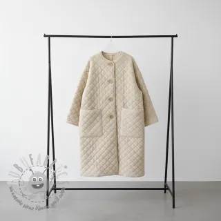 Tessuto per cappotti TEDDY Diamond beige