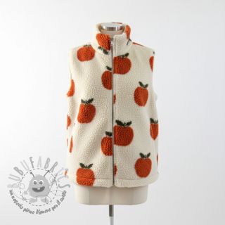 Tessuto per cappotti TEDDY JACQUARD Apples