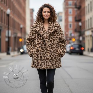 Tessuto per cappotti TEDDY Panthera light sand