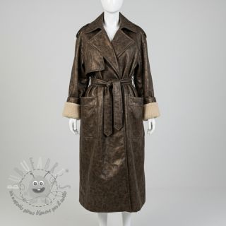 Tessuto per cappotti Panther Glammy Teddy Lammy brown