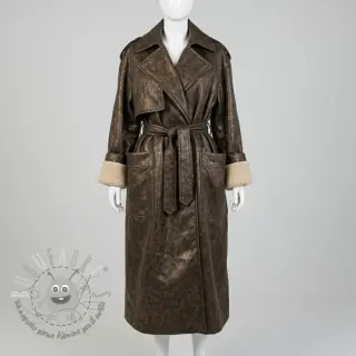 Tessuto per cappotti Panther Glammy Teddy Lammy brown