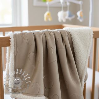 Peluche per neonati TEDDY Hearts sand