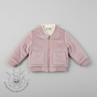 Peluche per neonati TEDDY Hearts old pink