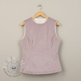 Peluche per neonati TEDDY Hearts old pink