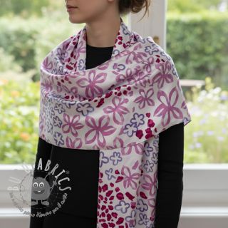 Raso ROYAL MICRO Abstarct white