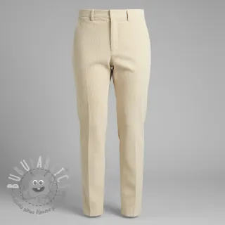 Velluto a coste 6W WASHED STRETCH butter