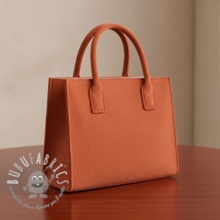 Velluto a coste HUGGY terracotta