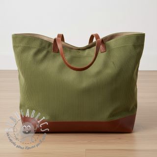 Velluto a coste HUGGY kaki