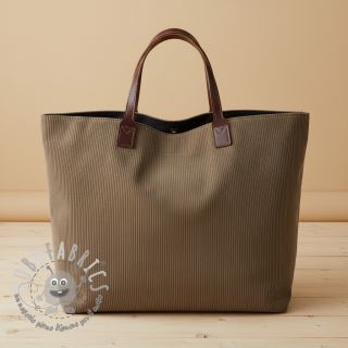 Velluto a coste HUGGY taupe