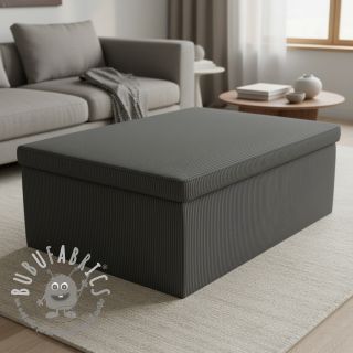 Velluto a coste HUGGY anthracite