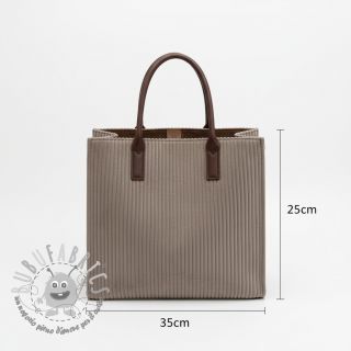 Velluto a coste FUTE taupe