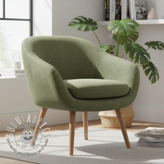 Velluto a coste FUTE kaki