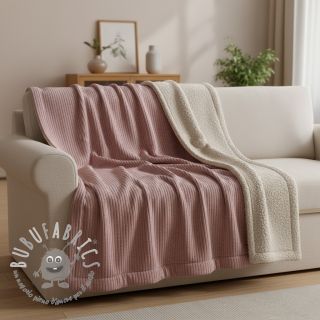 Velluto a coste Cofur fleece rose