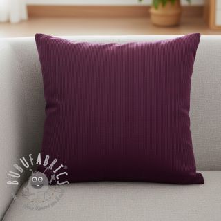 Velluto a coste 6W WASHED STRETCH aubergine