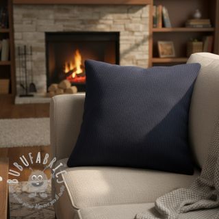 Velluto a coste 6W WASHED STRETCH navy