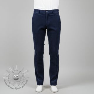 Velluto a coste 6W WASHED STRETCH navy