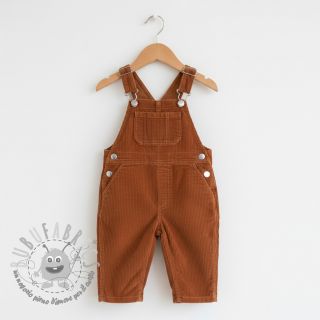 Velluto a coste 6W WASHED STRETCH brick