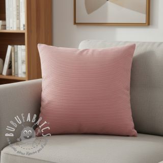 Velluto a coste 6W WASHED STRETCH rose