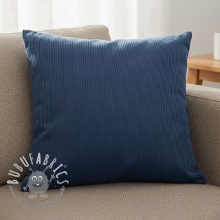 Velluto a coste 6W WASHED STRETCH marine