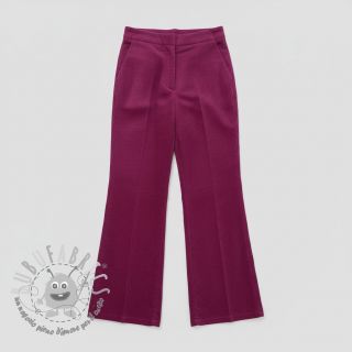 Velluto a coste 6W WASHED STRETCH fuchsia