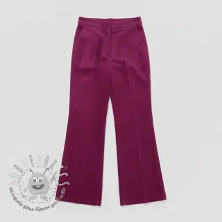 Velluto a coste 6W WASHED STRETCH fuchsia