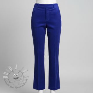 Velluto a coste 6W WASHED STRETCH cobalt