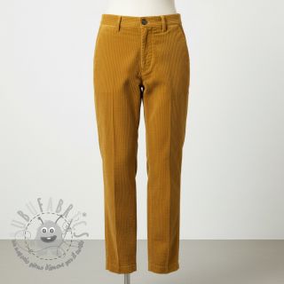 Velluto a coste 6W WASHED STRETCH ochre