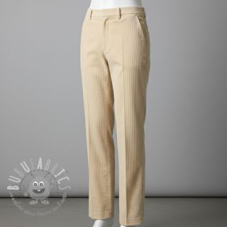 Velluto a coste 6W WASHED STRETCH light yellow