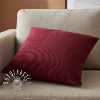 Velluto a coste 6W WASHED STRETCH berry