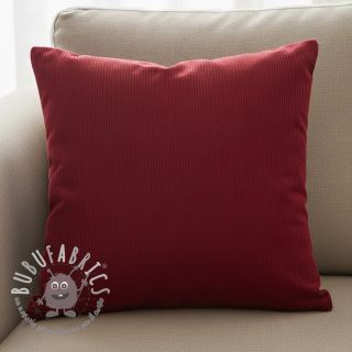 Velluto a coste 6W WASHED STRETCH dark red