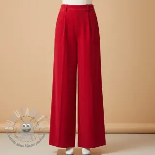 Velluto a coste 6W WASHED STRETCH red