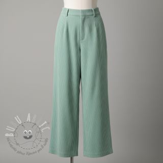Velluto a coste 6W WASHED STRETCH mint