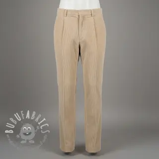 Velluto a coste 6W WASHED STRETCH sand