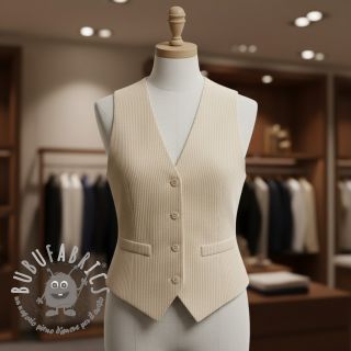 Velluto a coste 6W WASHED STRETCH sand