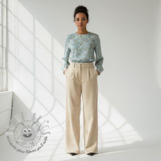 Velluto a coste 6W WASHED STRETCH sand