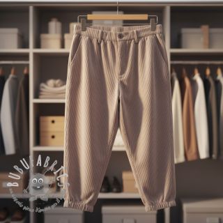 Velluto a coste 6W WASHED STRETCH old pink