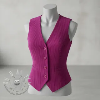 Velluto a coste 6W COTTON TOUCH fuchsia